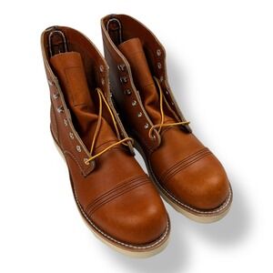 Red Wing 8089 Iron Ranger Traction Tred 6" Work Boots Mens 7.5 D Oro-iginal NEW